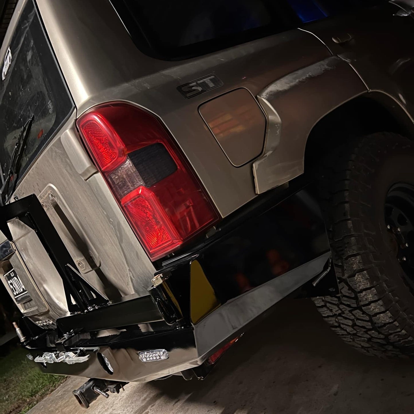 Nissan Patrol Custom Plate Rear Bar