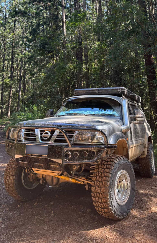 Nissan Patrol Tube Winch Bullbar Suits S123