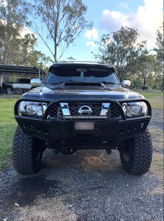 Nissan Patrol Tube Winch Bullbar Suits S4