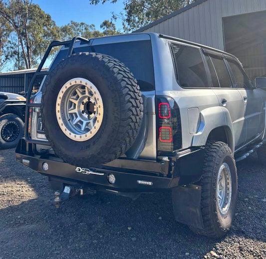 Nissan Patrol Plate rear bar